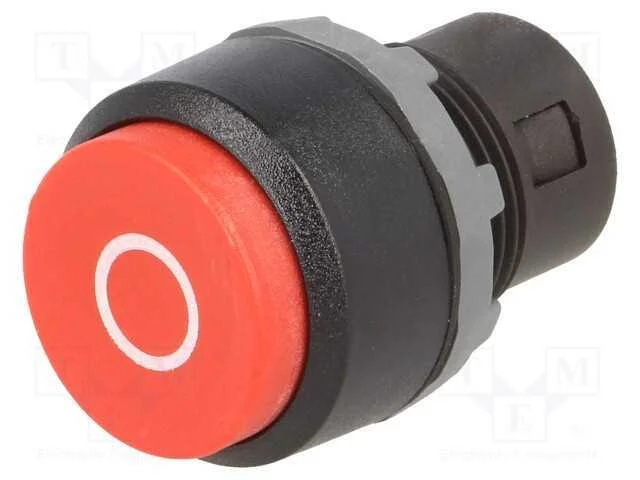 Interruptor: de Pressão, 22mm, Pos.Estáv: 1, Vermelho, Não Disp.