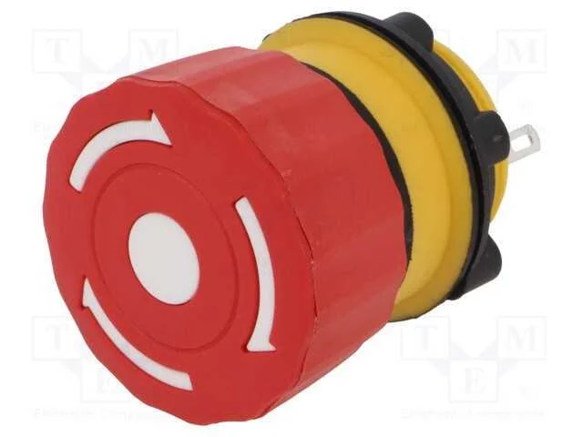 Interruptor: de Segurança, 22mm, Pos.Estáv: 2, Nc, Vermelho, Ip65
