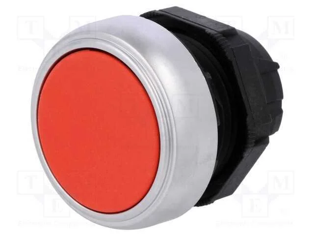 Interruptor: de Pressão, 22mm, Pos.Estáv: 1, Vermelho, Não Disp.