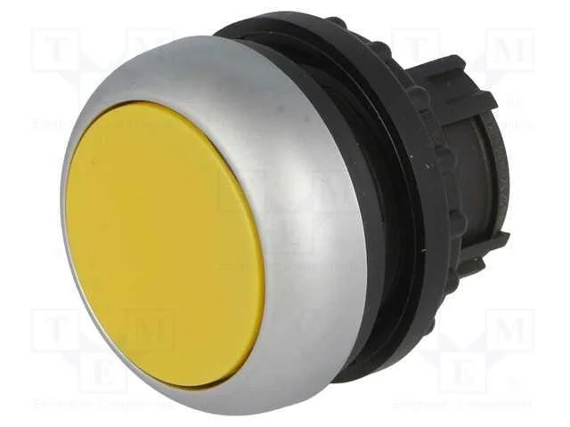 Interruptor: de Pressão, 22mm, Pos.Estáv: 1, Amarelo, Não Disp.