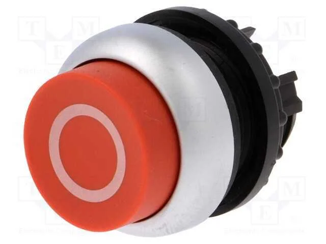 Interruptor: de Pressão, 22mm, Pos.Estáv: 1, Vermelho, Não Disp.
