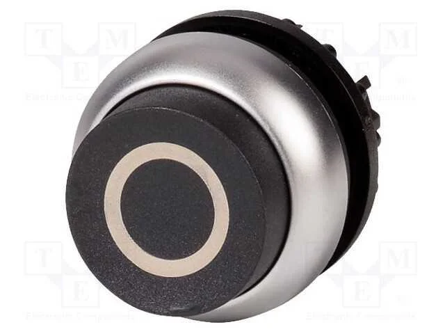 Interruptor: de Pressão, 22mm, Pos.Estáv: 1, Preto, Não Disp, Ip67