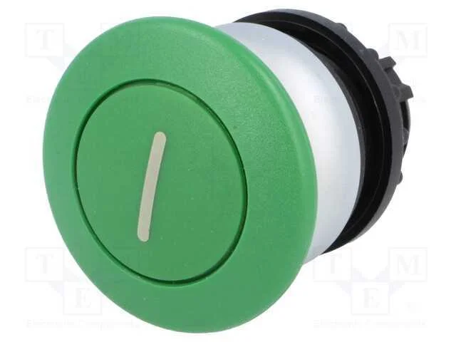 Interruptor: de Pressão, 22mm, Pos.Estáv: 1, Verde, Não Disp, Ip67