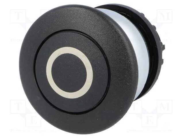 Interruptor: de Pressão, 22mm, Pos.Estáv: 1, Preto, Não Disp, Ip67