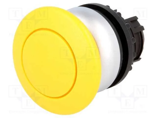 Interruptor: de Pressão, 22mm, Pos.Estáv: 1, Amarelo, Não Disp.