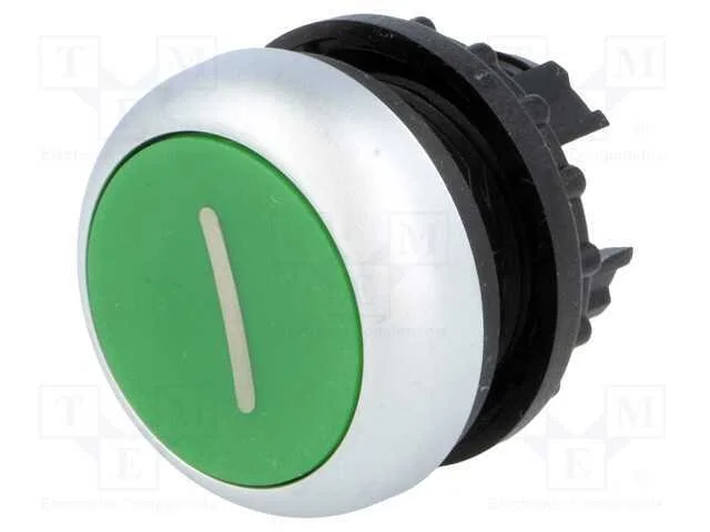 Interruptor: de Pressão, 22mm, Pos.Estáv: 2, Verde, Não Disp, Ip67