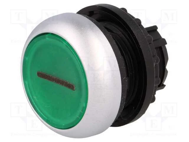 Interruptor: de Pressão, 22mm, Pos.Estáv: 2, Verde, Ip67, Plano
