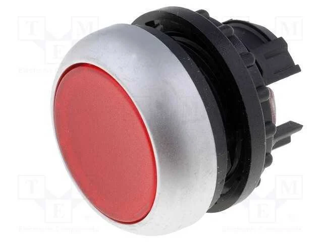 Interruptor: de Pressão, 22mm, Pos.Estáv: 2, Vermelho, Ip67, Plano