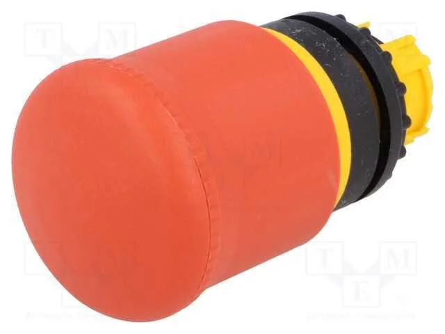 Interruptor: de Segurança, 22mm, Pos.Estáv: 2, Vermelho, Não Disp.
