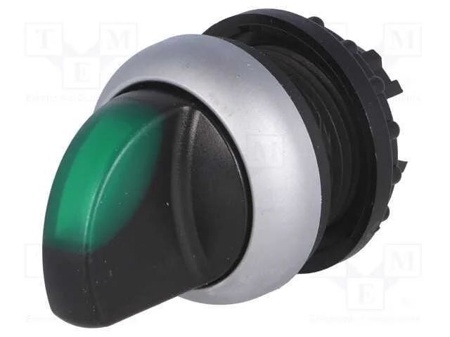 Interruptor: Giratório, 22mm, Pos.Estáv: 2, Verde, Ip67, Pos: 2