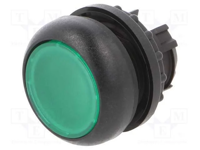 Interruptor: de Pressão, 22mm, Pos.Estáv: 1, Verde, Ip67, Plano