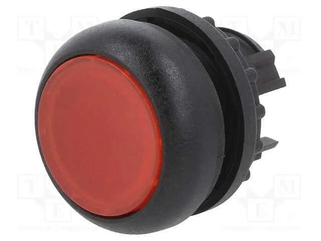 Interruptor: de Pressão, 22mm, Pos.Estáv: 1, Vermelho, Ip67, Plano