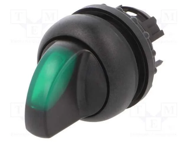 Interruptor: Giratório, 22mm, Pos.Estáv: 2, Verde, Ip67, Pos: 2