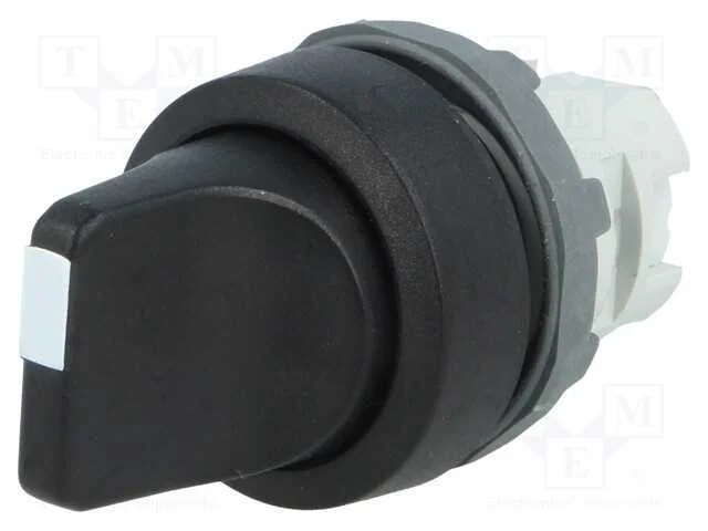 Interruptor: Giratório, 22mm, Pos.Estáv: 2, Preto, Não Disp, Ip66