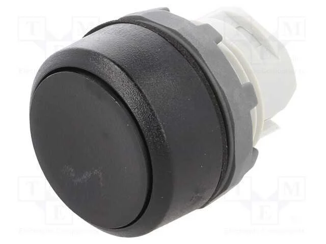 Interruptor: de Pressão, 22mm, Pos.Estáv: 1, Preto, Não Disp, Ip66