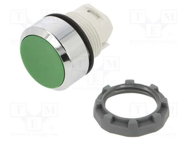 Interruptor: de pressão, 22mm, verde, não disp, I.