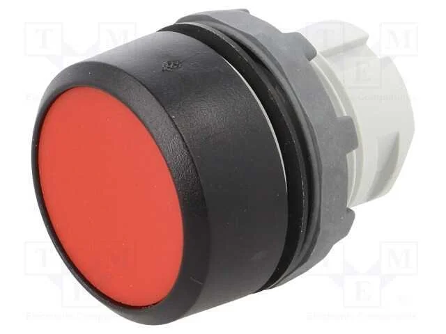 Interruptor: de pressão, 22mm, Pos.estáv: 2, verm.