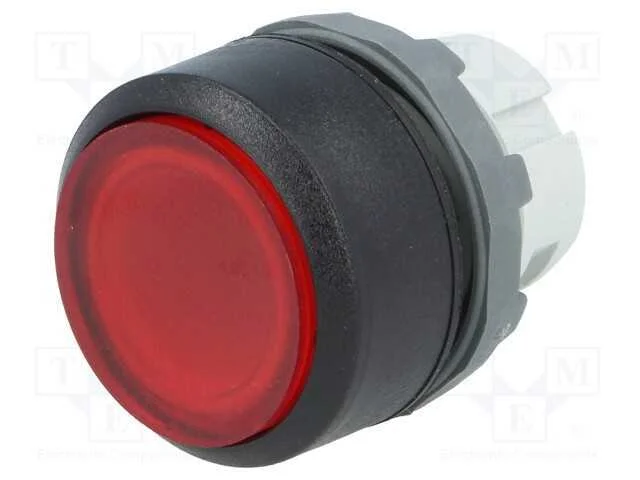 Interruptor: de pressão, 22mm, Pos.estáv: 2, verm.