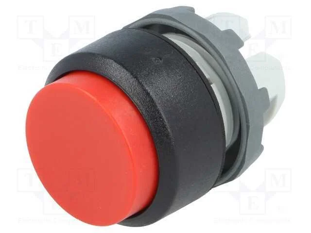 Interruptor: de Pressão, 22mm, Pos.Estáv: 1, Vermelho, Não Disp.