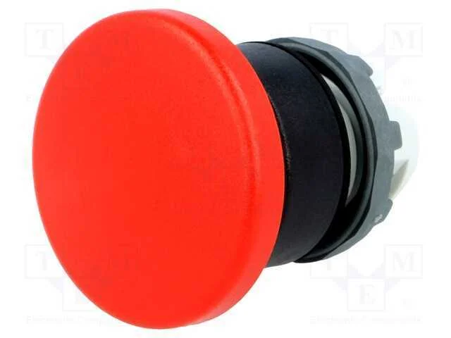 Interruptor: de Pressão, 22mm, Pos.Estáv: 1, Vermelho, Não Disp.