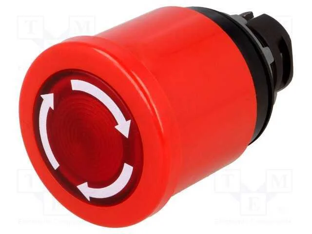 Interruptor: de Segurança, 22mm, Pos.Estáv: 2, Vermelho, Mlb-1