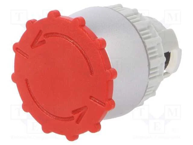 Interruptor: de Segurança, 22mm, Pos.Estáv: 2, Vermelho, Ip65, Sp22