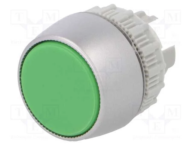 Interruptor: de Pressão, 22mm, Pos.Estáv: 1, Verde, Ip65, Plano