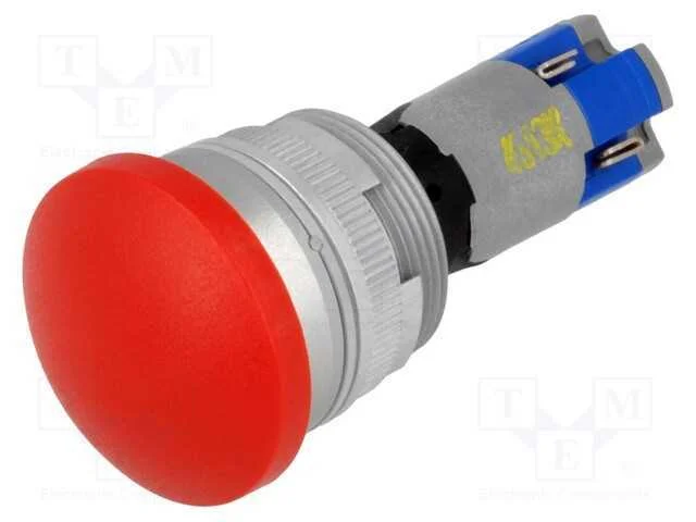 Interruptor: de Pressão, 22mm, Pos.Estáv: 2, Nc + No