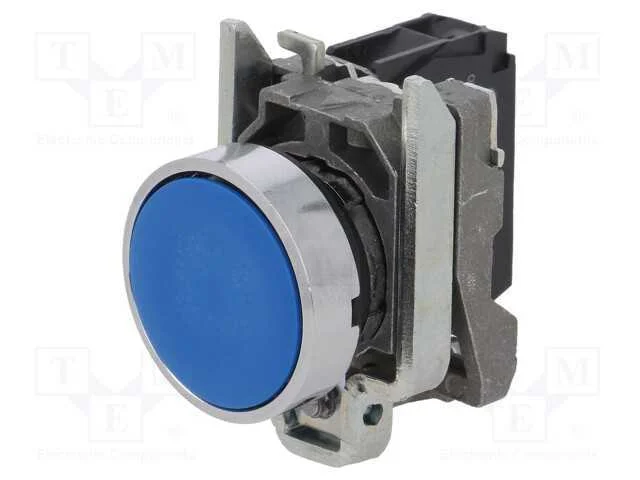 Interruptor: de Pressão, 22mm, Pos.Estáv: 1, No, Azul, Não Disp.