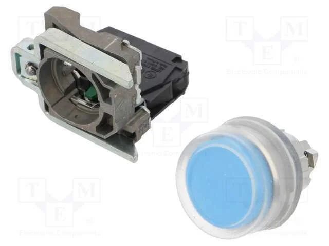 Interruptor: de Pressão, 22mm, No, Azul, Não Disp, 3a/240vac, Ip66