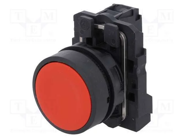 Interruptor: de Pressão, 22mm, Pos.Estáv: 1, Nc, Vermelho, Ip66