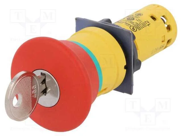Interruptor: Segurança com Chave, 22mm, Pos.Estáv: 2, Nc X2, Ip54