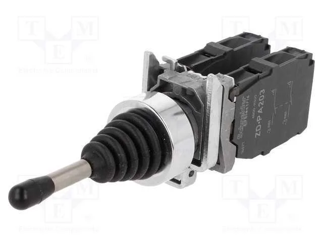 Interruptor: Joystick, 22mm, Pos.Estáv: 1, No X4, Preto, Não Disp.