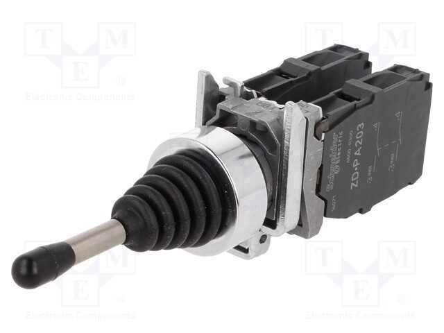 Interruptor: joystick, 22mm, Pos.estáv: 1, NO x4,.
