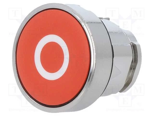 Interruptor: de Pressão, 22mm, Pos.Estáv: 1, Vermelho, Não Disp.