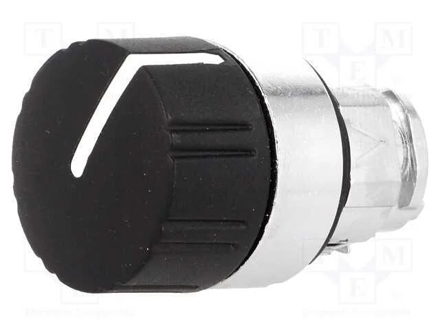 Interruptor: Giratório, 22mm, Pos.Estáv: 2, Preto, Não Disp, Ip66