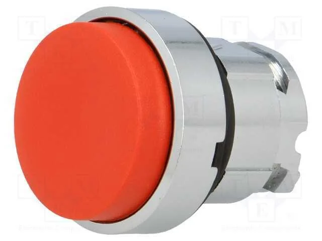 Interruptor: de Pressão, 22mm, Pos.Estáv: 1, Vermelho, Não Disp.