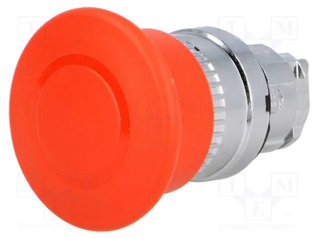 Interruptor: de Segurança, 22mm, Pos.Estáv: 2, Vermelho, Não Disp.