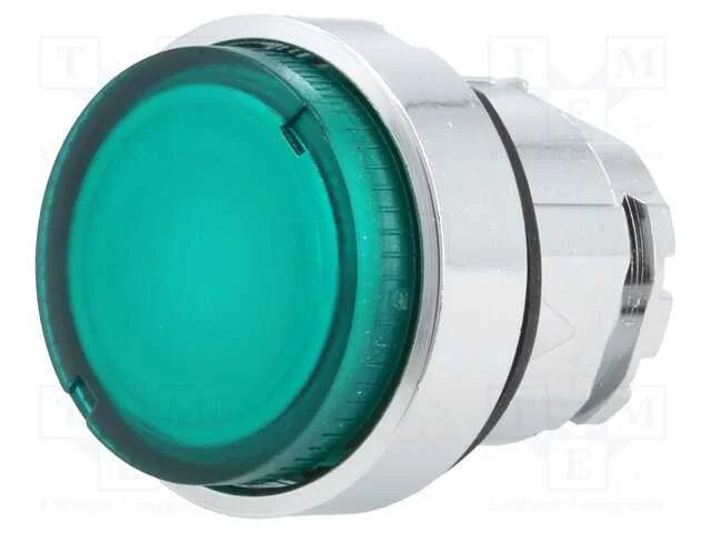 Interruptor: de Pressão, 22mm, Pos.Estáv: 1, Verde, Zbv6, Ip66