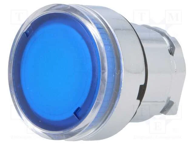 Interruptor: de Pressão, 22mm, Pos.Estáv: 1, Azul, Zbv6, Ip66, Plano
