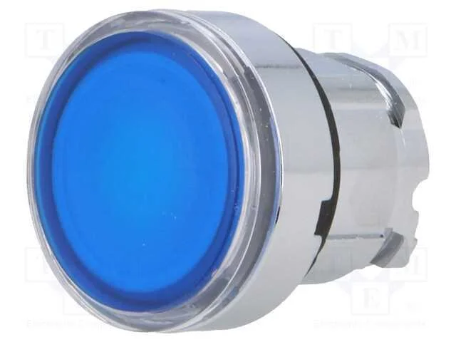 Interruptor: de Pressão, 22mm, Pos.Estáv: 1, Azul, Ip66, Plano