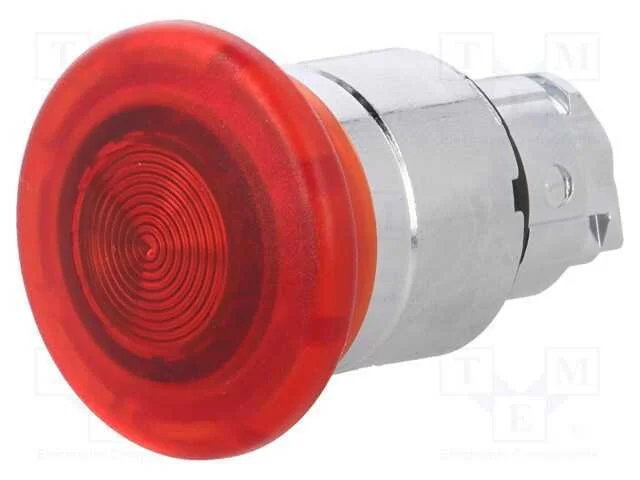 Interruptor: de Pressão, 22mm, Pos.Estáv: 1, Vermelho, Ip66, Pos: 2