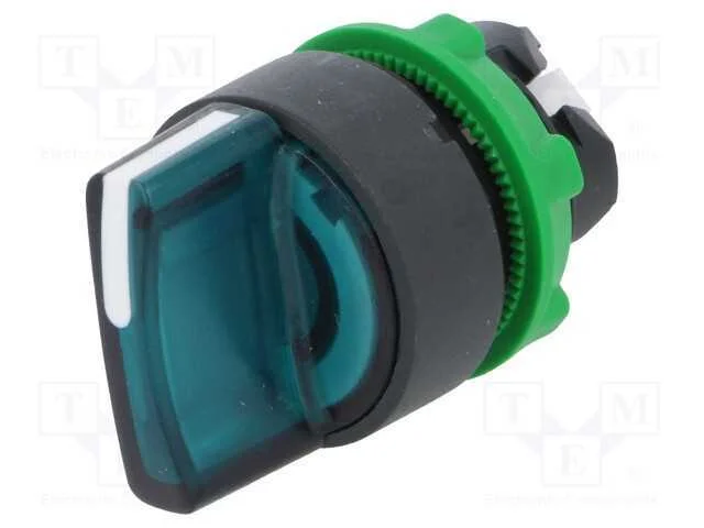 Interruptor: Giratório, 22mm, Pos.Estáv: 2, Verde, Led, Ip66, Pos: 2