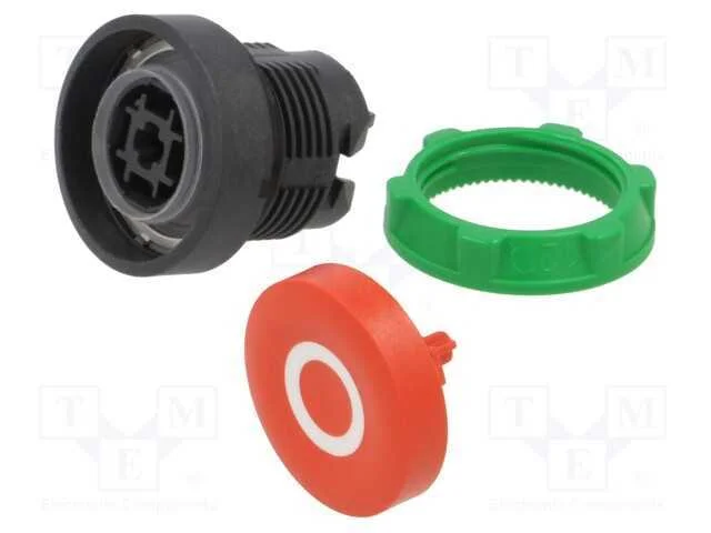 Interruptor: de Pressão, 22mm, Pos.Estáv: 1, Vermelho, Não Disp.
