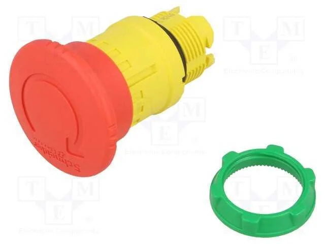 Interruptor: de Segurança, 22mm, Pos.Estáv: 2, Vermelho, Não Disp.