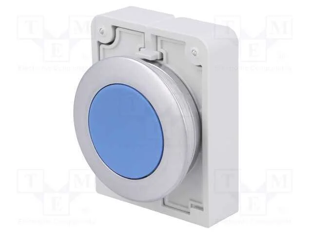 Interruptor: de Pressão, 30mm, Pos.Estáv: 1, Azul, Não Disp, Ip67