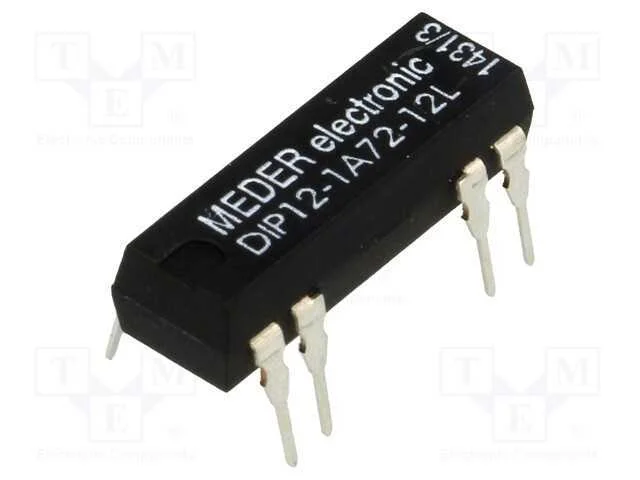 Relé: de Palheta, Spst-No, Ubobina : 12vdc, 1a, Max.200vdc, 145mw