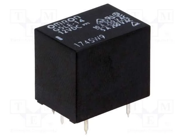Relé: Eletromagnético, Spdt, Ubobina : 12vdc, Icontactos Max: 10a