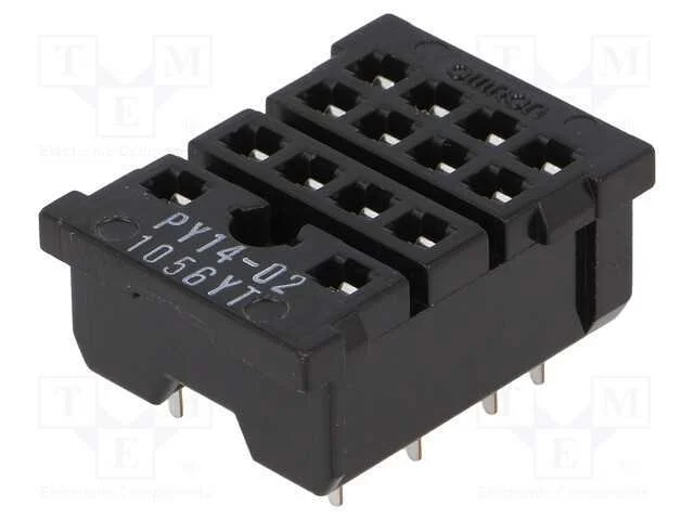Base, PIN: 14, 5A, 250VAC, H3YN-2,H3YN-4,MY4,MY4N.