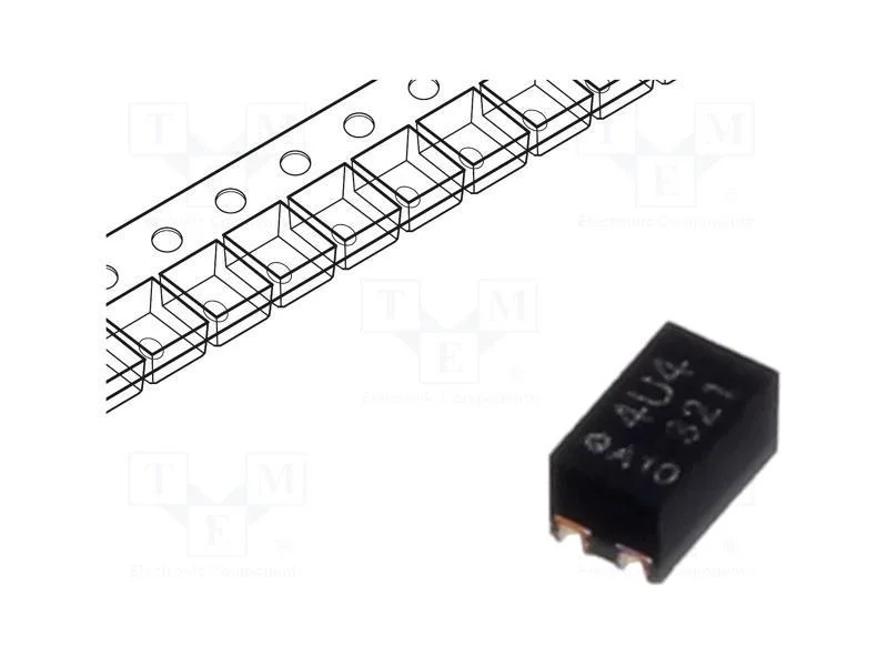 Relé: Semicondutores, Spst-No, 250ma, Max.40vac, Max.40vdc, Smt